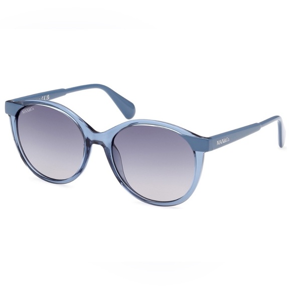 MAX&CO SUNWEAR
MO0084 87W - SHINY TURQUOISE / SHINY LIGHT BLUE Size: 55:18:140MM - Picture 2 of 11